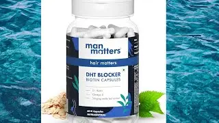 Man Matters Natural DHT Blocker Biotin Capsules #shorts #shortsfeed