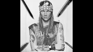 AXL ROSE DRAWING Time Lapse | Commissioned Work