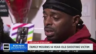 Stockton mass shooting victim's father speaks out after losing his boy