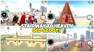 Ola Scooty + Stairway to Heaven Cheat Code In Indian Bike Driving 3D | New Update Secret Features