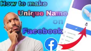 How to make Unique Name on Facebook ?