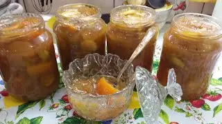ЯБЛОЧНОЕ ВАРЕНЬЕ  с апельсином и имбирем. Вкус и запах обалденные и долька к дольке