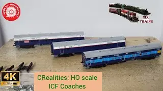 CRealities HO scale ICF Coaches @NixTrains