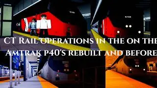 CT rail operations of the P40 rebuilt and before. FT: ct rail geeps to