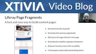 Liferay DXP 7 Page Fragments | XTIVIA Video Blog