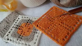 Simple Square Crochet Pattern with endless variations
