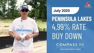 Final Basement Lot #549 at Peninsula Lakes  4.99% Rate + 10% Back&mdash;July 2025 Only! Watch for details