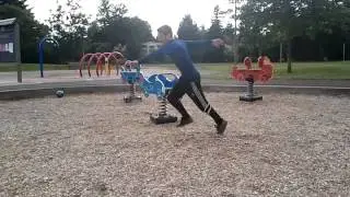 freerun: slow mo kick the moon