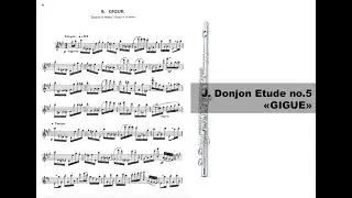 J. Donjon Etude №5 
