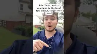 Youth Leaders in Youth Groups be like 🤣😹#shorts #christianhumor #fyp