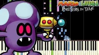 Crisis of Red and Green (Boss Battle Theme) - Mario & Luigi Partners In Time (Synthesia)