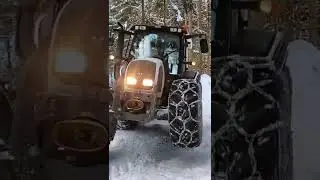 Tractor Drive in Ice Age #technology #trending #shorts #tiktok #trending #youtubeshorts #modified