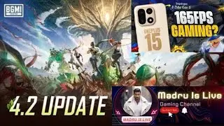 4.2 BGMI New Update Oneplus 15 Live Day 13 #bgmi #165fps #oneplus15 #live #mobile #pubg #india #new