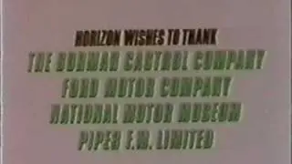 BBC Horizon 1981 Gentlemen, lift your skirts Ground Effect & Cosworth DFV Part 7 of 7
