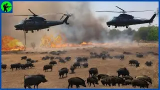 How Do Hunters And American Farmers Deal With Millions Of Wild Boars By Helicopter And Cars
