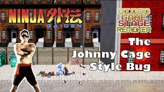 Ninja Gaiden Stage Remake - The Johnny Cage Style Bug
