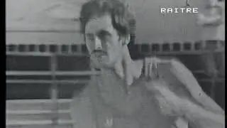 Enzo Del Forno salto in alto ventrale con rincorsa curvilinea anno 1975