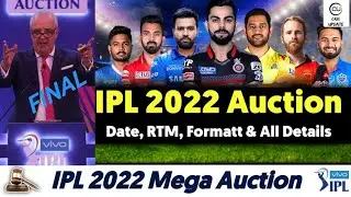 IPL 2022 Schedule,Auction, Venue,Two New Teams and all Details
