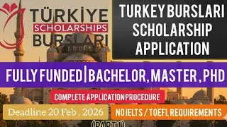 Apply for Turkey Burslari Scholarship 2026  Online Application Form  BS   MS   PhD   Fully Funded