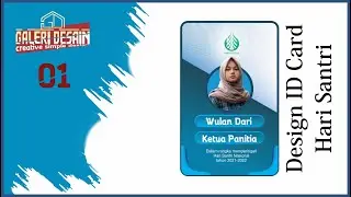 Desain id card dengan corel draw
