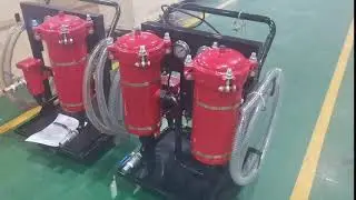 LYC&mdash;32A hydraulic and lubricant Mobile Filtration Cart