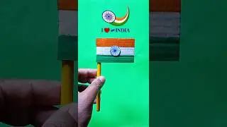 using waste pen - Indian Flag 🇮🇳 #shorts #creative #art