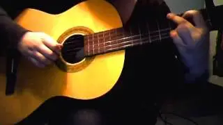 Melitha; being lame on the guitar.