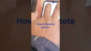 How to remote printer