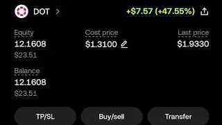 I show my Ethereum and Dot portfolio on 30 days challenge 👍📈