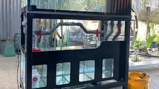 Hồ Cá Tràn Dưới Một Lớp Đáy , Hút Mặt , Hút Đáy , Thổi Đáy Toàn Dãy, Ngắt Chống Tràn Khi Cúp Điện