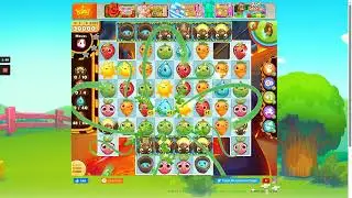 Farm heroes saga 8th attempt today, ad last free life super hard level Part 8/8