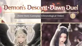 Shining Nikki Gameplay | Demon's Descent: Dawn Duel Event Story  (Chronological Order)
