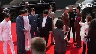 BTS They arrived!!! AT GRAMMY 

#RM #JIN #SUGA #JHOPE #JIMIN #V #