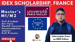 Study in France with IDEX Scholarship | Paris Saclay University for M1 & M2 I Europe Study