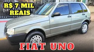 FIAT UNO À VENDA POR APENAS 7 MIL REAIS