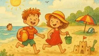 Ferienzeit ☀️🎒 &ndash; Fr&ouml;hliches Kinderlied &uuml;ber Urlaub, Spa&szlig; & Abenteuer