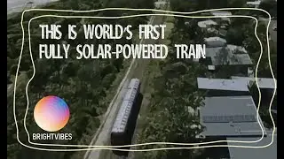 World&rsquo;s first fully solar-powered train has left the station