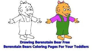 Drawing Berenstain Bear Free | Berenstain Bears Coloring Pages For Your Toddlers