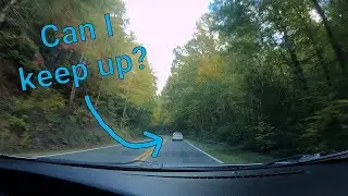 My first drive ever on the Cherohala Skyway (ft. Civic Si chase)!