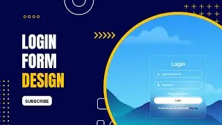How to create Login Form with HTML and CSS