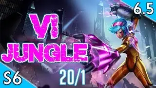 Vi Jungle S6 - full game w/ commentary | League of Legends