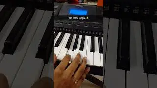 We three kings Keyboard Tutorial