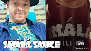 Trying Smala Sauce (Courtesy of @fungbros)