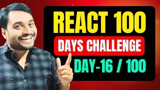 Day-16/100 React Visiting Card Generator || React NextJS Tutorial for Beginners in Hindi