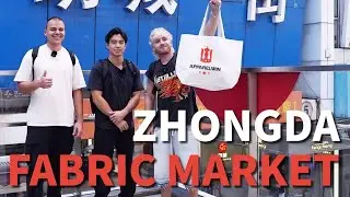 Exploring the World&rsquo;s Biggest Fabric Market | Ultimate Fabric Sourcing Tour #clothingbrand #fashion