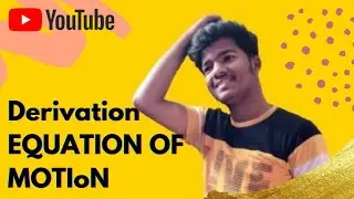 Derivation of first equation of motion by Graphical method  chapter :-1 class:-9 (lec:-5)