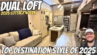 Dual Loft Destination RV! 2025 Cottage 40CBK