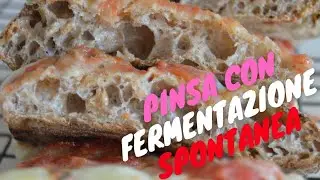 Pinsa con fermentazione spontanea Ricetta completa (Bondamat)