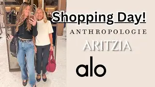 День шопинга с мамой! Осенние примерки от Anthropologie, Aritzia и Alo 🍂🛍️