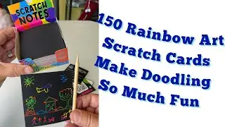 Purple Ladybug 150 Rainbow Scratch Art Mini Notes For Fun Doodling
